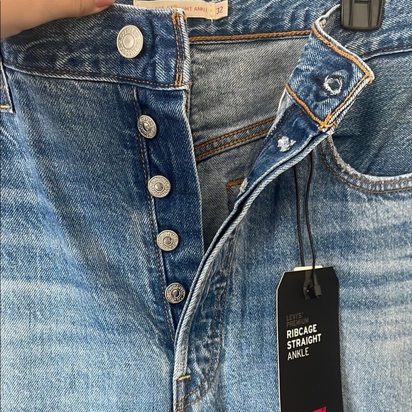 NWT LEVIS Ribcage Straight Ankle 32 - Picture 4 of 8